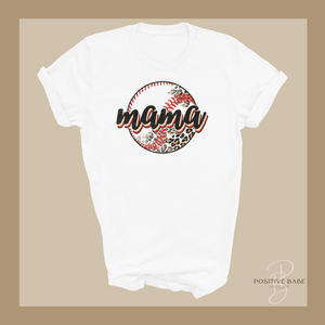MAMA Cute Baseball  T-Shirt.
